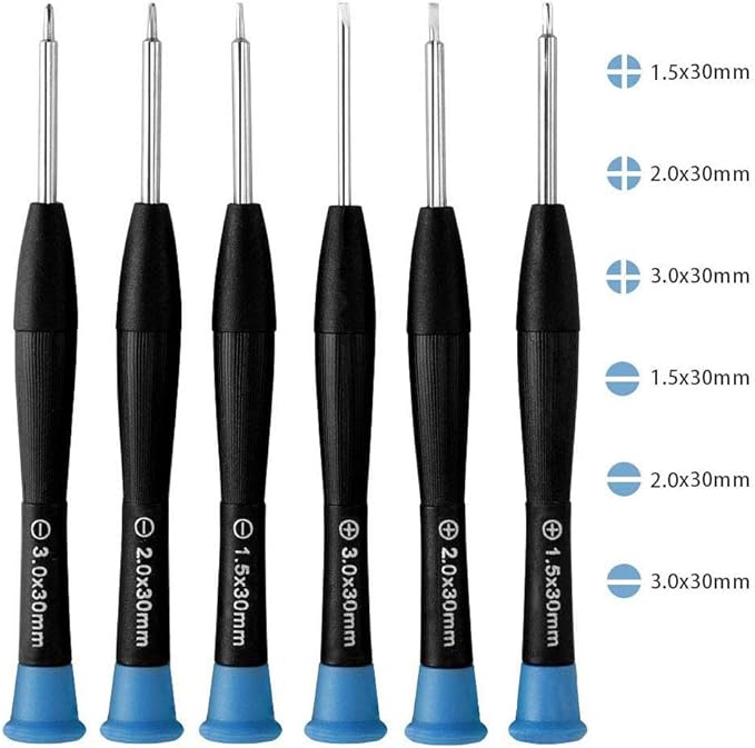 Eyeglasses Repair Kit, HKIDEE Sunglasses Repair Kit with 1000PCS Eyeglass Screws and 6 Pcs Screwdrivers Tweezer for Glasses, Sunglass, Watch Clock Spectacle Repair