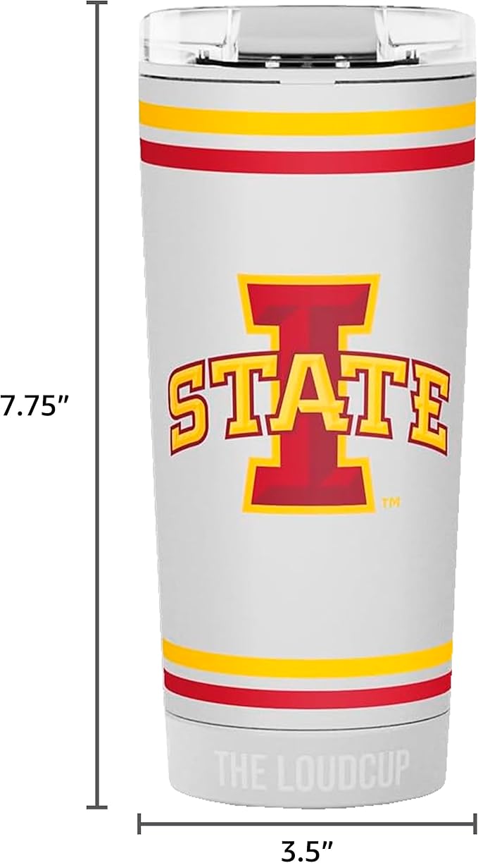 The LoudCup Blow Horn Tumbler, Cheer & Sip 2-in-1 Reusable Water Bottle with Built-In Horn for Sports Games, Tailgates, Parties & Events, BPA-Free