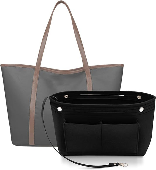 VANCORE Felt Insert Handbag Organizer Travel Purse Bag Organiser