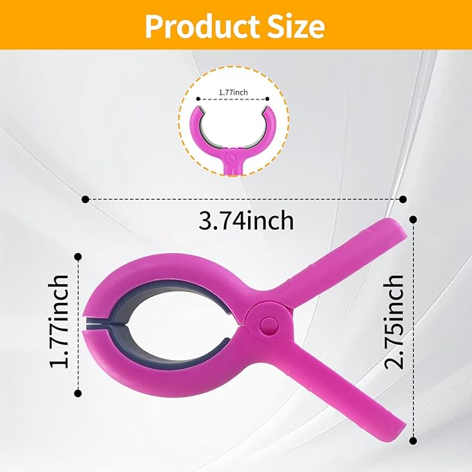 12 Pack Beach Towel Clips, 3.7 Inch Heavy Duty Towel Holder Clips for Beach Chairs, Non-Slip Pool Chair Clips for Laundry Towel, Clothes, Secure Blankets, Robes, Wet Swimsuits (Small)