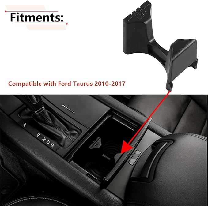 RLB-HILON Cup Holder Insert Divider Compatible with Ford Taurus 2010 2011 2012 2013 2014 2015 2016 2017 Year, for AG1Z5413562FA
