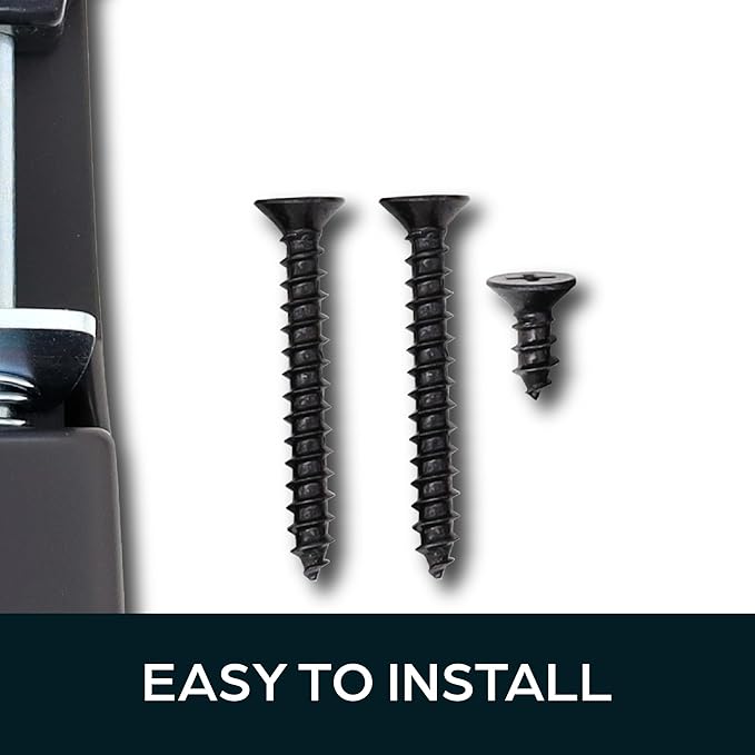Heavy Duty Spring Loaded Step Down Door Stopper - Door Holder Ideal for Residential & Commercial Use - Duronotic Finish