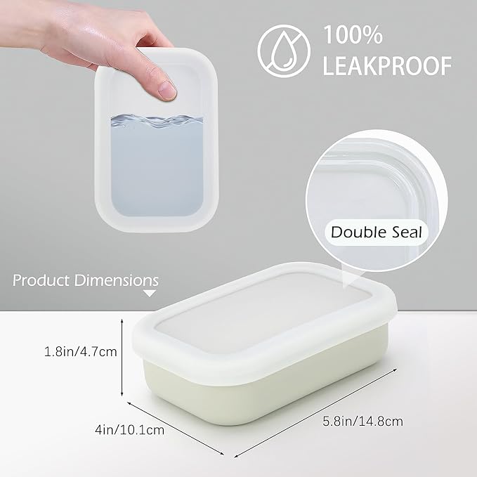 Travel Soap Dish with Lid, Shampoo Bar Holder, Enhanced Leakproof Soap Box,Draining Soap Bar Holder for Traveling, Camping, Outdoor, Gym, Bathroom (Clear&Offwhite)