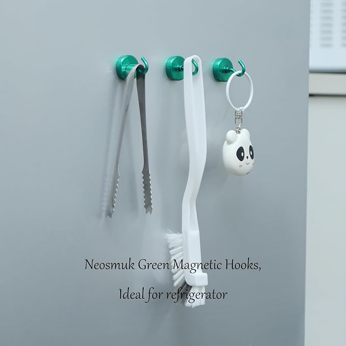 Neosmuk Magnetic Hooks, Cruise Ship Essentials, 26#,Green
