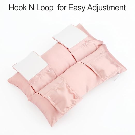 Satin Neck Pad Strap Cushion for Arm Sling Pillow Comfort Support Padding Rotator Cuff Replacemet Surgery Elbow Brace Carry Padded Cover Broken Wrist Hand Injury, Coral