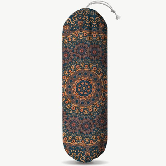 Boho Large Plastic Bag Holder, Reusable Grocery Bags Holder for Wall Mounting, Boho Car Trash Bags, Kitchen Essentials, Housewarming Gifts, Kitchen Pattern Garbage Bag 65