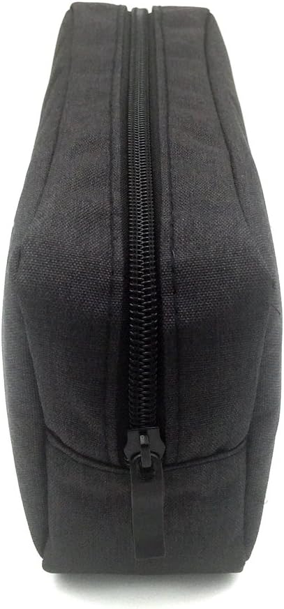 Universal Electronics/Accessories Soft Carrying Case Bag, Durable & Light-weight,Suitable for Out-going, Business, Travel and Cosmetics Kit (Big-Black)