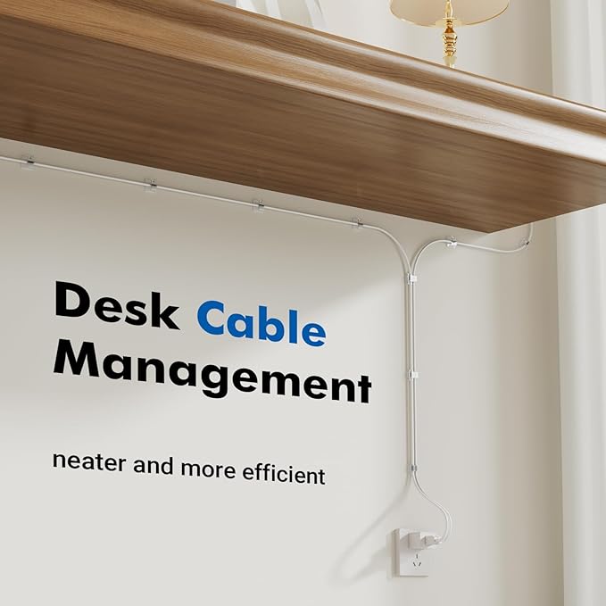 120 PCS Cable Clips, Small, Clear,Christmas Light Clips, Cable Management Wire Organizer Cord Holder for Under Desk, Car, Wall, TV PC Ethernet Cable
