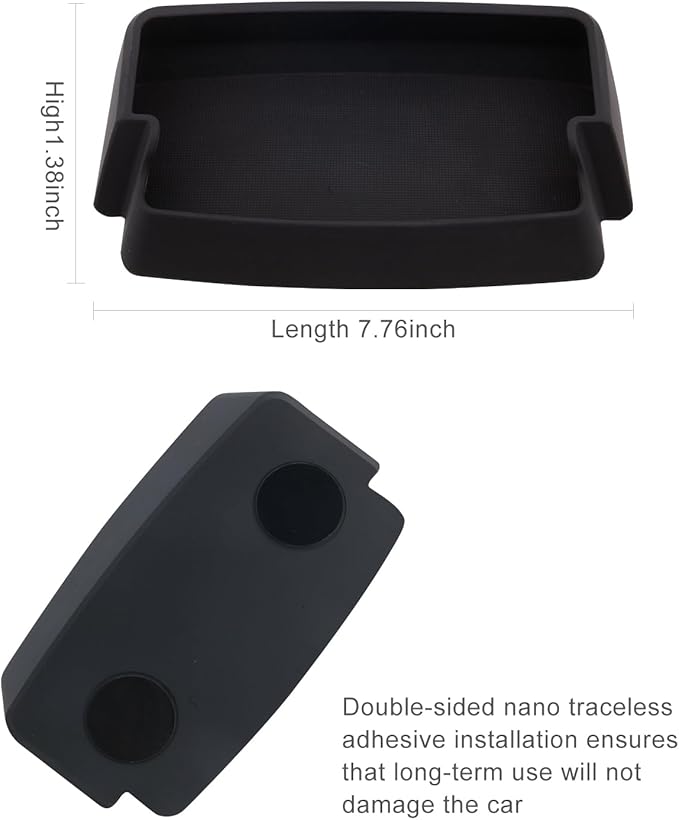 Center Console Storage Organizer for Tesla Model 3 Highland Model Y Juniper Sunglasses Holder Phone Key Armrest Storage Box Car Interior Upgrade Accessories