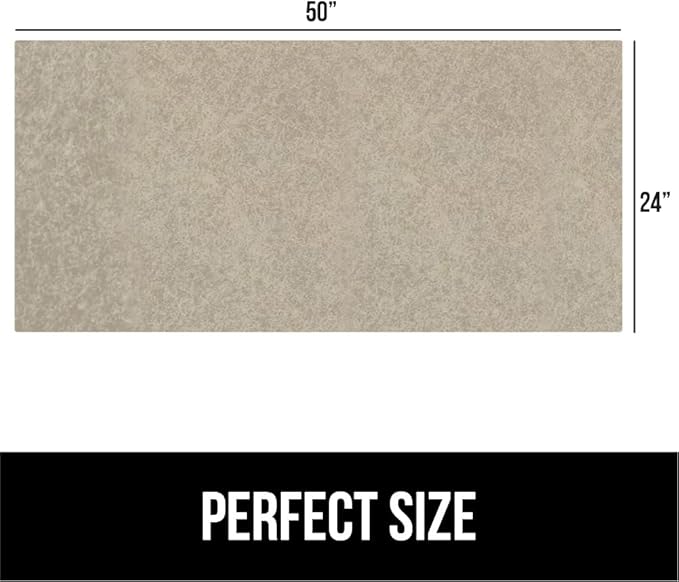 GORILLA GRIP LeakGuard Non-Adhesive Under Sink Mat for Kitchen Cabinet, 24x50, Waterproof Quick Dry Shelf Liner, Durable Absorbent Felt Mats for Bathroom Sinks, Cabinets, Dresser, Easy to Trim, Beige