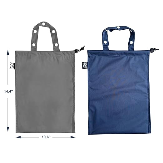 2 Pack Leakproof Car Trash Bags Detachable Waterproof Garbage Bags with Drawstring Hanging Organizer for Back Seat & Travel Grey & Navy