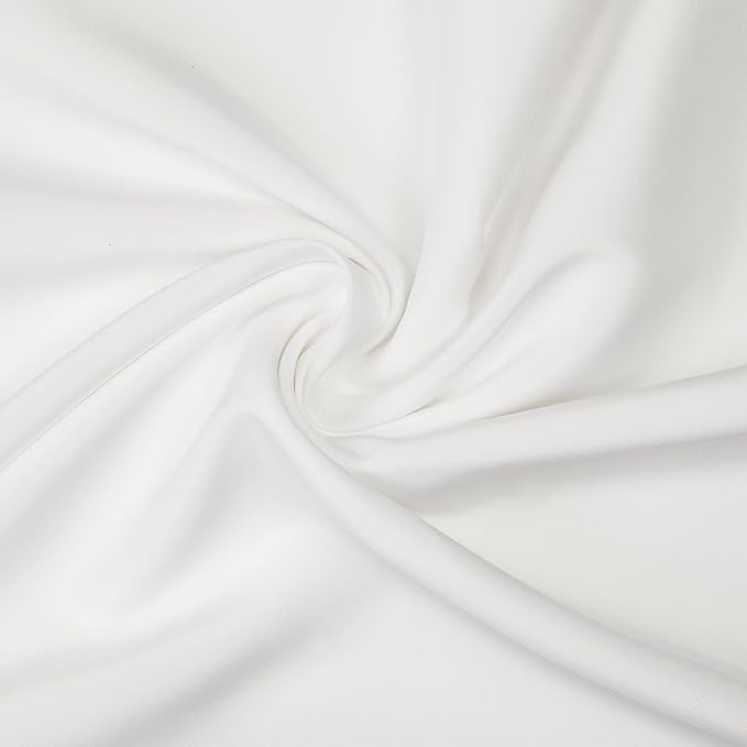 Gee Di Moda Rectangle Tablecloth - 60 x 84 Inch White Table Cloth for 5 Foot Rectangle Tables - Heavy Duty Washable Fabric - for Holiday Party, Dinner, Weddings, Baby Shower & Events
