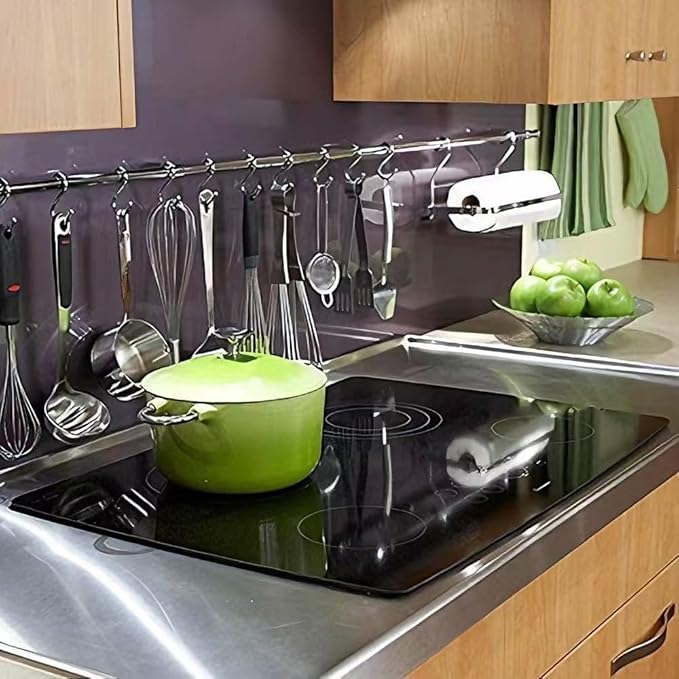 10 Pack 4.9 Inches Extra Large S Shape Hooks Heavy-Duty Metal Hanging Hooks Apply Kitchenware Bathroom Utensils Plants Towels Gardening Multiple uses Tools (Silver)