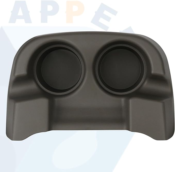 Center Console Cup Holder Dark Parchment Compatible with 1999-2007 Ford F250 F350 F450 F550 Super Duty Truck, 2000-2005 Ford Excursion Replaces 1C3Z-3613562-AAA