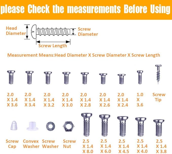 Eyeglasses Repair Kit, HKIDEE Sunglasses Repair Kit with 1000PCS Eyeglass Screws and 6 Pcs Screwdrivers Tweezer for Glasses, Sunglass, Watch Clock Spectacle Repair