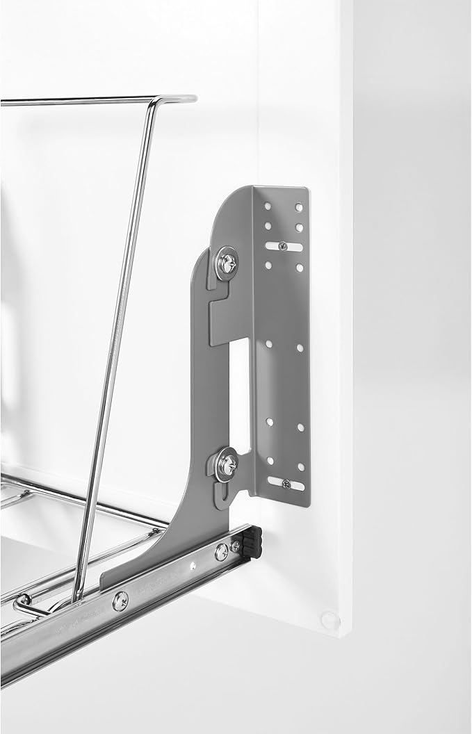 Rev-A-Shelf Cabinet Door Mount Kit for Kitchen Base Cabinet Organizers, Pullout Storage Shelves and Drawers, Trash Cans, 5WB-DMKIT