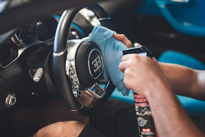P & S PROFESSIONAL DETAIL PRODUCTS Xpress Interior Cleaner – Safe for Leather, Vinyl, Plastic & More, Removes Dirt, Grease & Oil, No Residue, Fresh Scent, No Dilution Needed - 32 Oz.