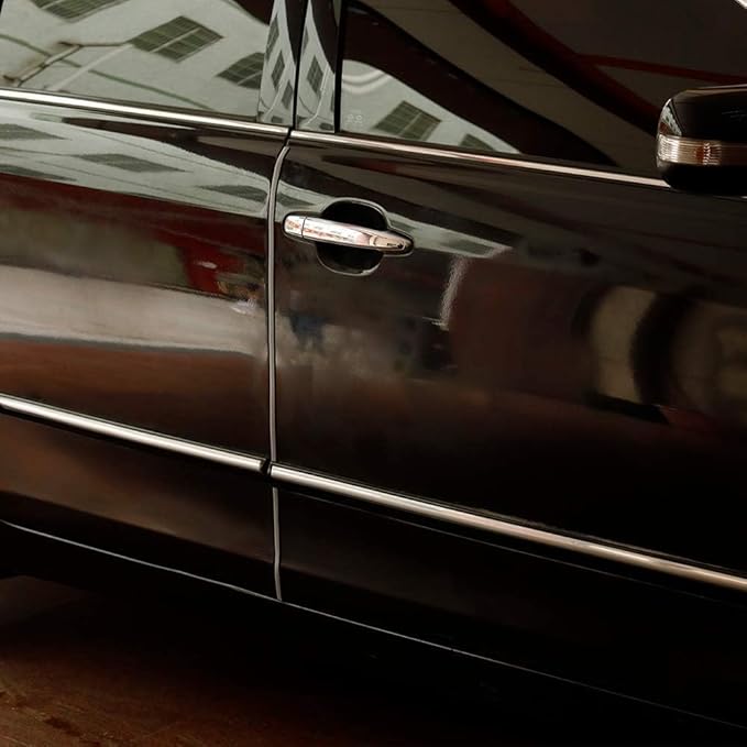 Winunite 32.8ft(10m) Car Door Edge Guards Light Gray– Fits Most Vehicles, No Glue, U-Shaped, Built-in Metal Clips, Scratch and Chip Resistant – Reduces Dings in Parking Lots