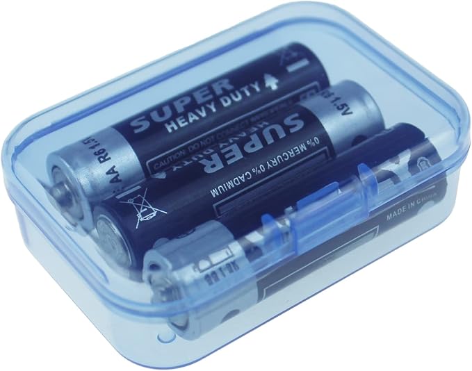 Goodma 30 Pieces Mini Rectangular Plastic Boxes Empty Storage Organizer Containers with Hinged Lids for Small Items and Other Craft Projects (Blue, 2.6 x 1.8 x 0.8 inch)