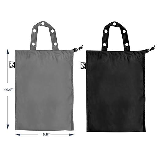 2 Pack Leakproof Car Trash Bags Detachable Waterproof Garbage Bags with Drawstring Hanging Organizer for Back Seat & Travel Grey & Black