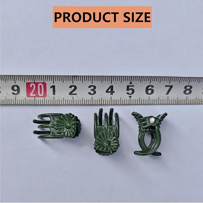100Pcs Large Plant Clip,Daisy Garden Flower Plant Clip,for Orchids Vine Clip Support Stem Vine Upright Growth (Green)