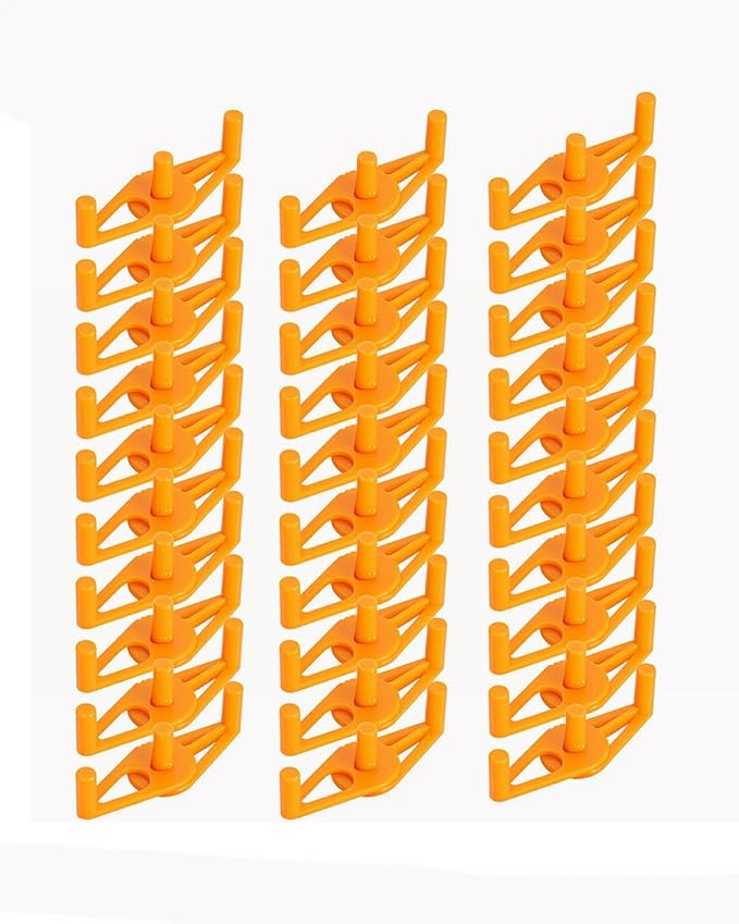 30Pcs Plant Stem Trainer Low Stress Training Clips Stem Bender Clips for Climbing Adjustable Bud Clips Plant Bender Plant Training Clips Plant Root Bender for Gardening Orange