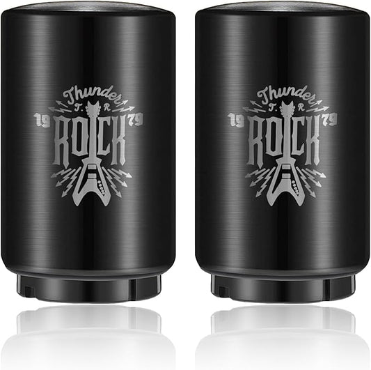 2PCS Automatic Beer Bottle Opener Drafts Top Beer Can Opener, Stainless Steel One-Handed Bottle Openers for Seniors, Portable for Kitchen Home Bar Restaurant Household Utensils Beer Accessories Gift