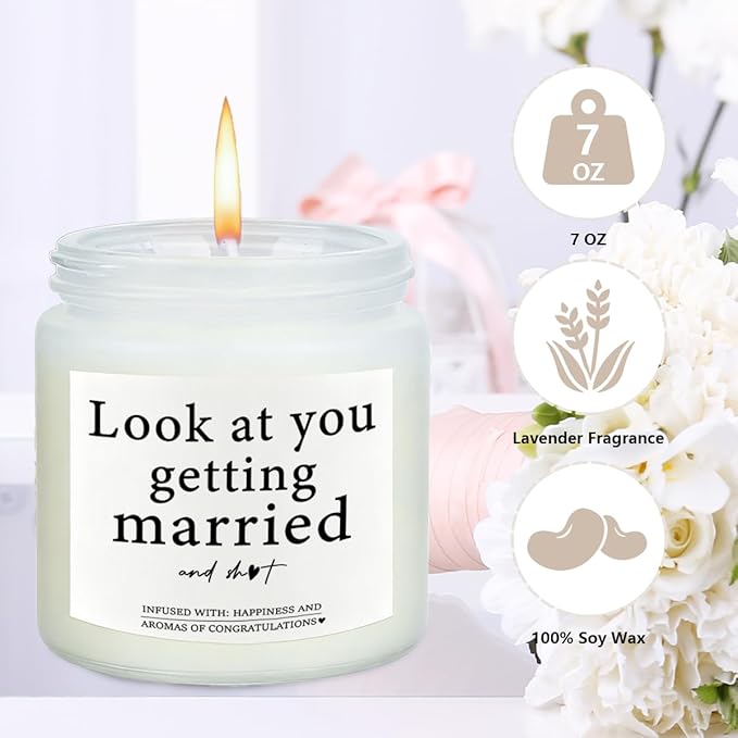 Married Wine Bag Married Mr Mrs Marriage Honeymoon Gifts for Couples Wedding Party Decorations Getting Engaged Wine Bottle Bag Scented Candles Set Champagne Bottle Wraps Bags
