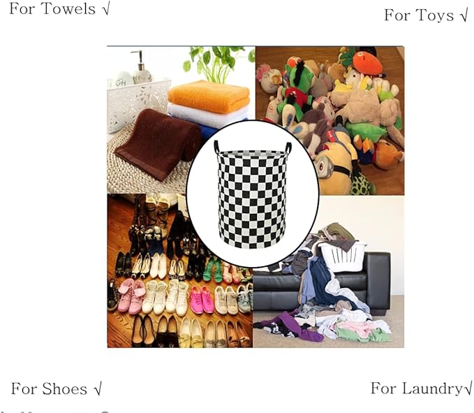 Kids Hamper Storage Bins Organizer Toy Box Laundry Basket Large Canvas Collapsible Chest for Home/Dorm/Kitchen/Pet/Office/Closet/Shelf/Gift Baskets