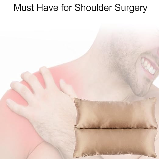 Satin Neck Pad Strap Cushion for Arm Sling Pillow Comfort Support Padding Rotator Cuff Replacemet Surgery Elbow Brace Carry Padded Cover Broken Wrist Hand Injury, Taupe