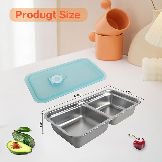 Obfuscate Snack Containers,Reusable Snack Containers with Lids,Snack Pack Containers for Portion Control and Meal Prep Lunch Containers for School Office Travel 1PCS