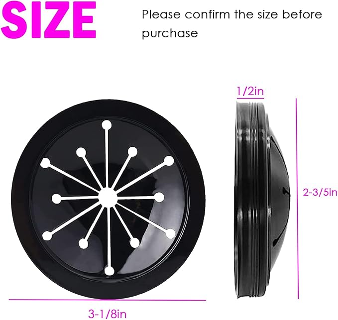 Garbage Disposal Splash Guard Sink Baffle Disposal Replacement Waste Food Disposal Part for Whirlaway,for Waste King,for Sinkmaster and for GE Models