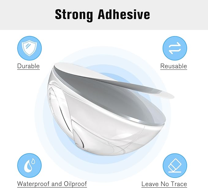 12 Pack Cable Clips, Znben Clear Cord Organizer Holder Adhesive Cord Management Charger Wire Holder Clips for Desk, Home, Office, Car, Cubicle, Nightstand