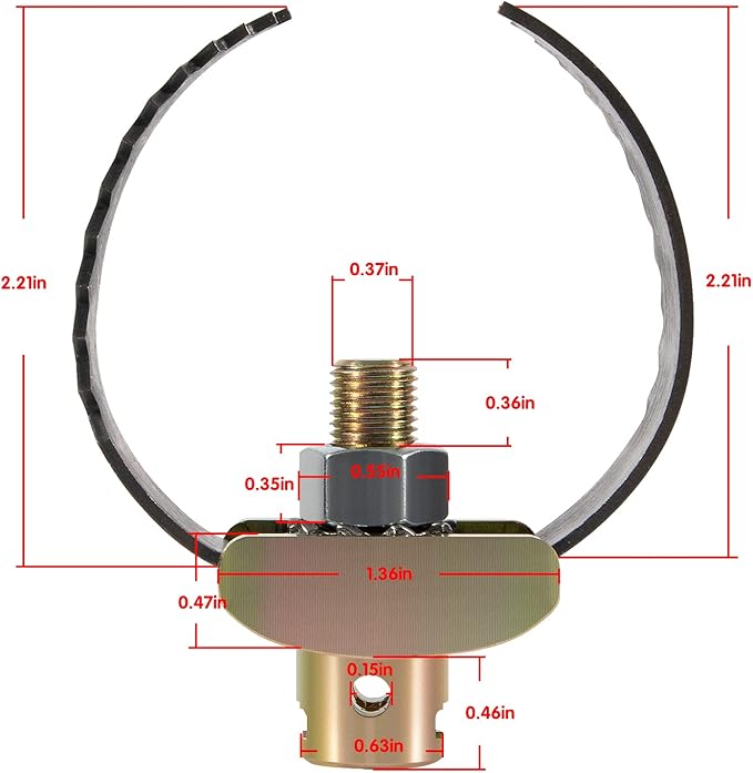 52817 T-231 2-1/2" Heavy Duty C Cutter Drain Cleaner Tools for Ridgid c-4, c-6, c-7, c-8, c-9 Sectional Cables, Compatible with K-40 K-45 K-50 K-3800 Drain Cleaning Machines