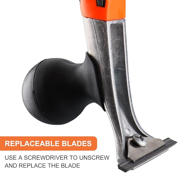 Premium Ergonomic Carbide Scraper,2-1/2",Scraper Tool for Removing Varnish, Paint, Glue, Resin, Dry Glaze, Stains, Putty, Scratch