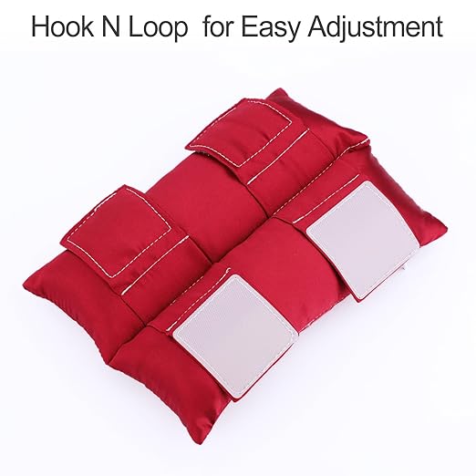Satin Neck Pad Strap Cushion for Arm Sling Pillow Comfort Support Padding Rotator Cuff Replacemet Surgery Elbow Brace Carry Padded Cover Broken Wrist Hand Injury, Burgundy