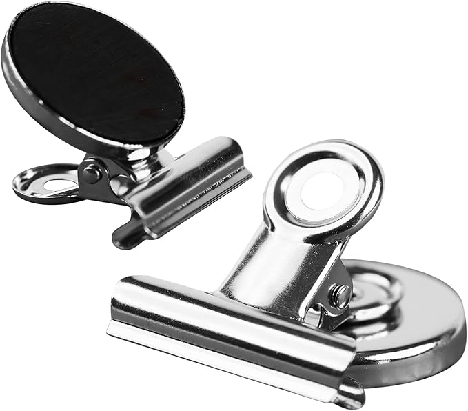 20 Pack Heavy Duty Magnetic Clips for Refrigerator and Whiteboard, Strong Fridge Magnets for Office, School, Locker, Home, and Teaching
