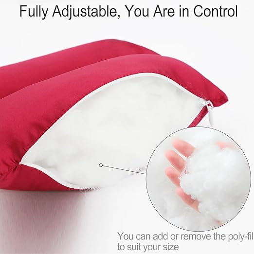 Satin Neck Pad Strap Cushion for Arm Sling Pillow Comfort Support Padding Rotator Cuff Replacemet Surgery Elbow Brace Carry Padded Cover Broken Wrist Hand Injury, Burgundy