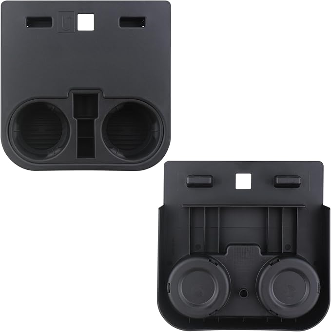 TQPONLY Center Console Floor Cup Holder Insert Fitment 2015-2020 Ford F150 F250 F350 F450 Super Duty Truck Accessories Jump Seat Cup Holder