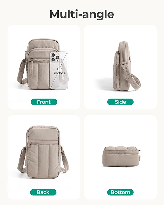 BAGSMART Small Crossbody Bags for Women, Mini Cell Phone Cross body Purses Travel Wallet with RFID Blocking Card Slots