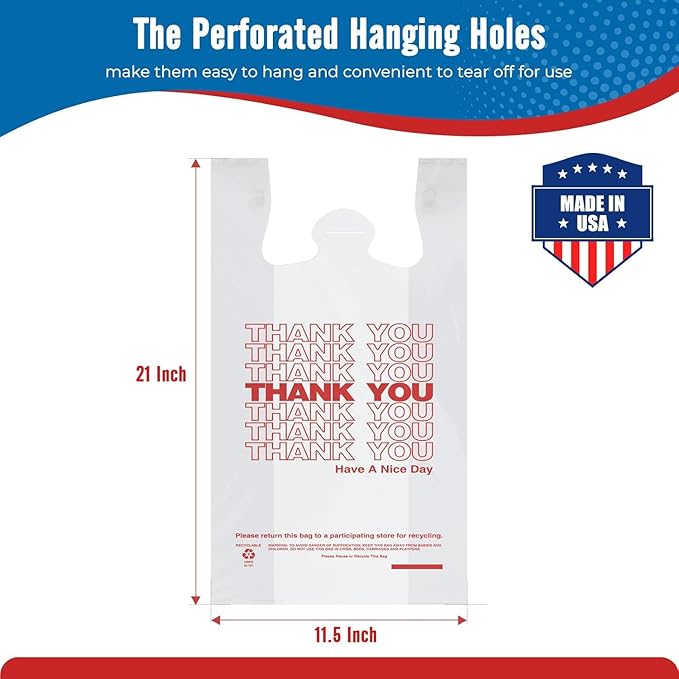 Fuxury Thank You Plastic T-shirt Bags White 84000 Count (84 Boxes,1000 Count/box) Pallet Package for Small Business, Grocery, Take Out, To Go, Retail Shopping Bags in Bulk
