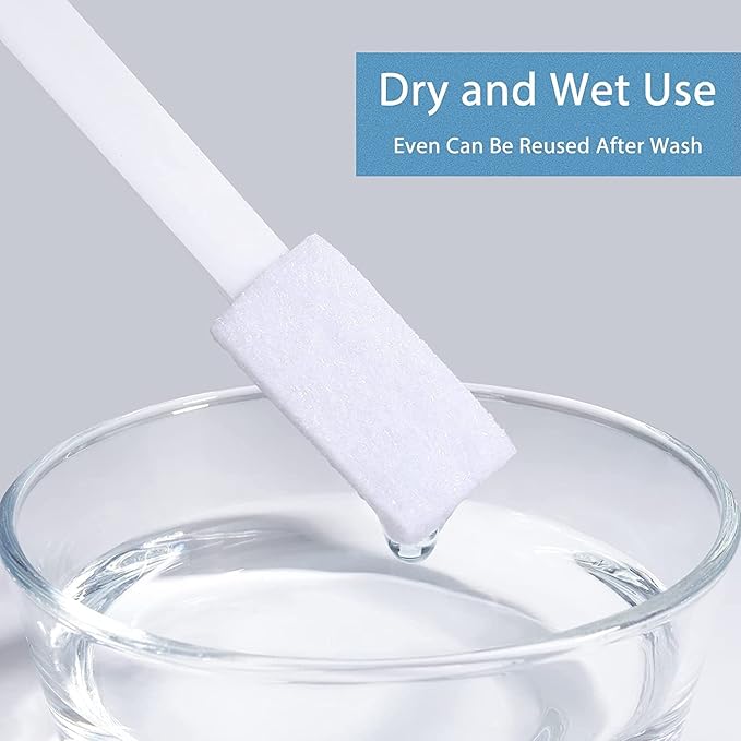 Lumkew 60Pcs Crevice Cleaning Tools, Disposable Toilet Brush for Narrow Gaps, Small Cleaning Brushes for Small Spaces for Bathroom, Kitchen, Household