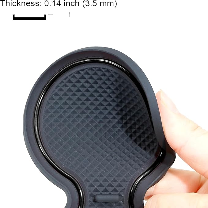 for 2024 2025 2026 Chevy Trax Accessories - for 2024 2025 2026 Chevrolet Trax (LS,1RS,LT,2RS,ACTIV) Cup Holder Inserts Door Slot Mat Compartment Center Console Liners (14 Pcs, Black Trim)