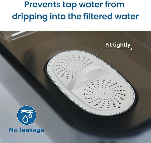 [Original] Waterdrop PF-01A Water Filter Replacement for Waterdrop Pitcher and Dispenser Filtration System, NSF Certified, Reduces Lead, PFAS, PFOA/PFOS, Last Up to 200 Gallons, 4 Pack