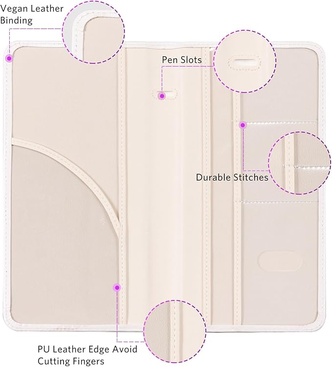 CoBak Car Registration and Insurance Holder - Vehicle Glove Box Car Organizer,Auto Truck Comparment Accessories Case with Magnetic Closure for Essential Document,Driver License,Cards