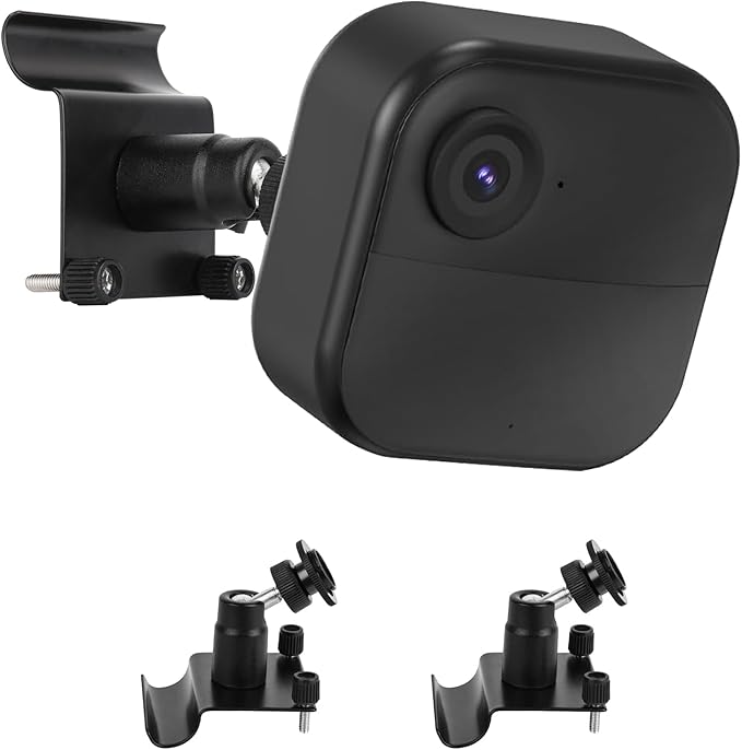 2Pack Vinyl Siding Mount for Blink Outdoor 2K+ / Outdoor 4 (4th Gen)/(3rd Gen), Blink XT / XT2 / Mini, Adjustable Mounting Bracket with Outdoor Vinyl Siding Clips Hooks