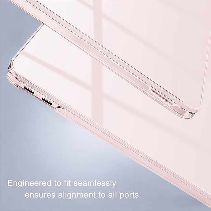 MOSISO Compatible with MacBook Neo Case 13 inch 2026 Release Model A3404 with A18 Pro Chip, 4 in 1 Kit Precision Fit Crack & Scratch Resistant Protective Hard Shell Case Cover, Crystal Blush
