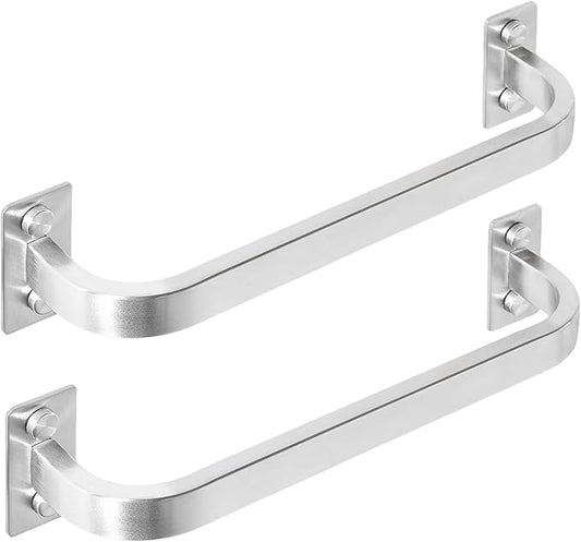 2Pack Bathroom Towel Bar, 10 inch Towel Racks for Bathroom Wall Mounted, SUS304 Stainless Steel Heavy Duty Towel Holder Bathroom Accessories Modern Home Decor, Brushed Finished