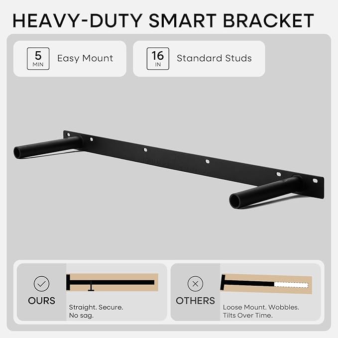 Homeforia 30 inch Wood Floating Shelves, High End Solid Natural Wood 30inch Floating Shelf for Wall, Unfinished Wooden 30 inches Floating Shelves, Heavy Duty Bracket, 30 X 6.5 X 1.75 in, Set of 3