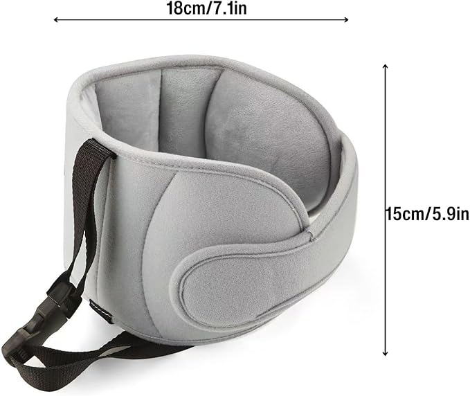 PandaEar Car Seat Toddler Head Support, Adjustable Baby Carseat Head Holder Strap for Car Seat Stroller, Soft Neck Relief Band for Kids Infants Comfortable Travel Sleep